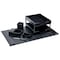 Dacasso Black Bonded Leather 8-Piece Desk Set DF-1403 - alternate 1